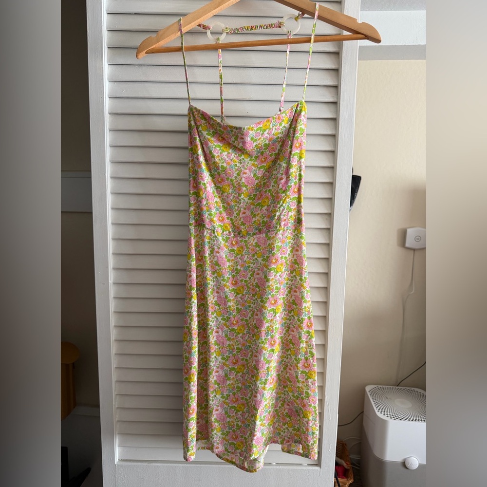 With Jean Multicolor Floral Dress